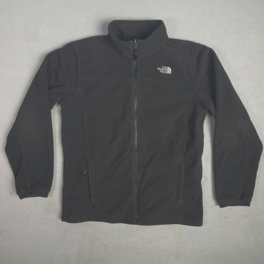 The North Face Kids Boys XL Black Full Zip Fleece Jacket